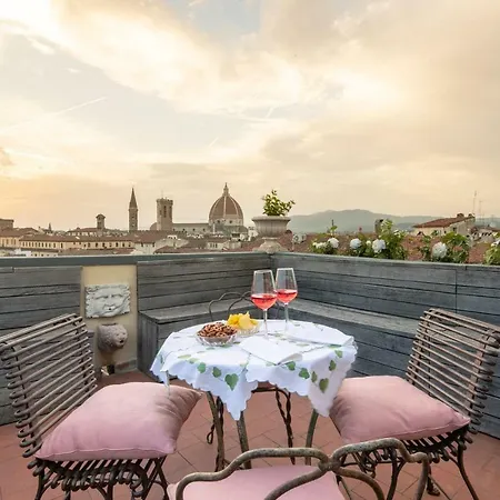Luxury Panoramic Terrace דירה פירנצה